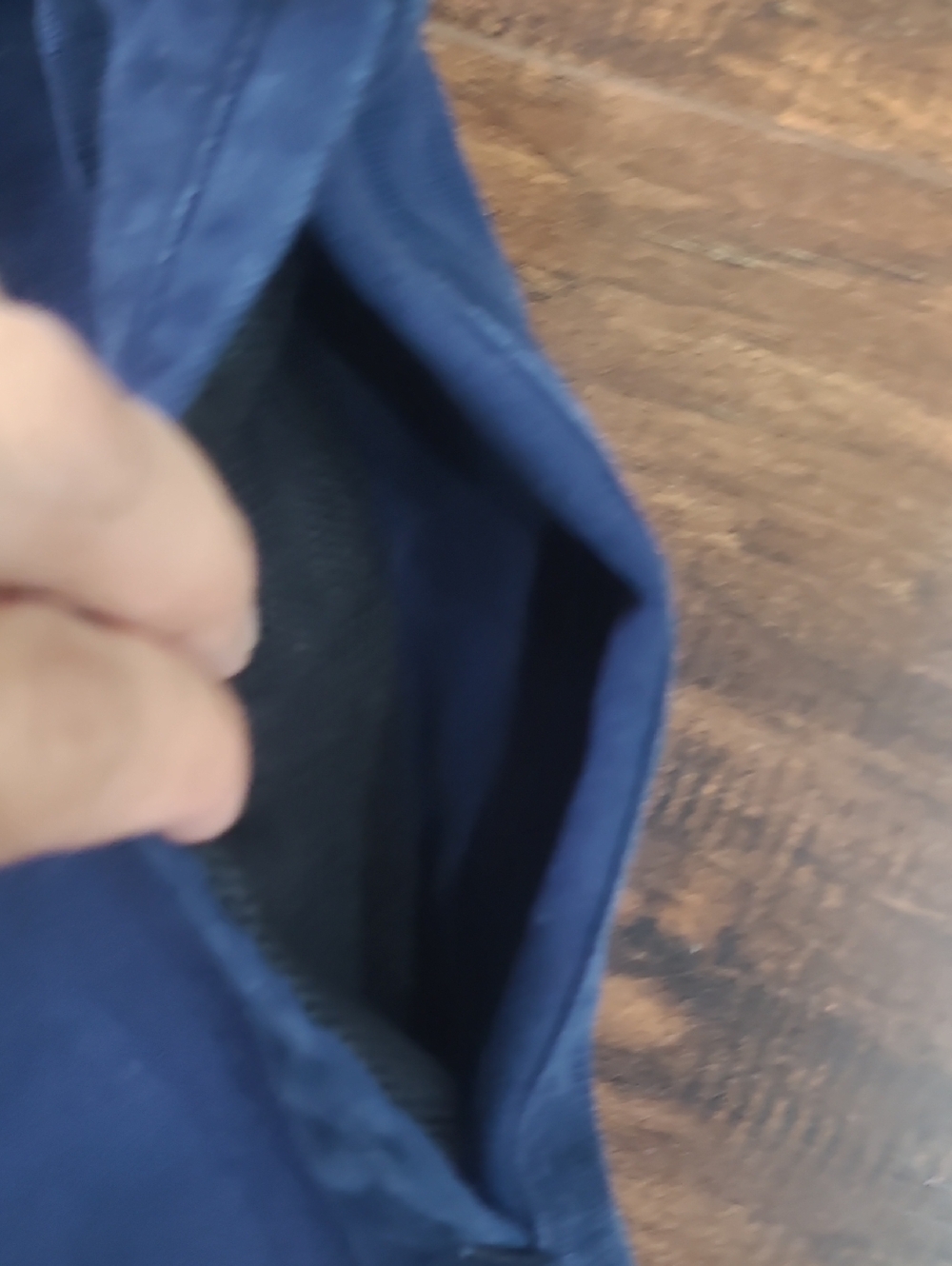 The North Face Navy Elastic Waist Shorts with Black Buckle - Picture 2 of 6